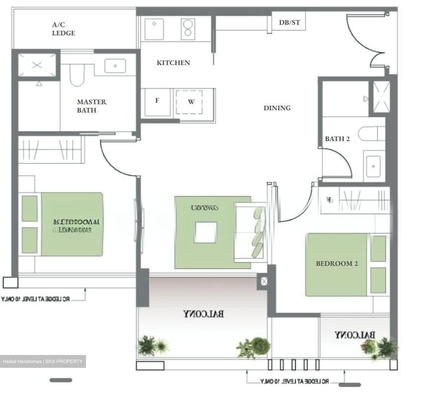 Botanique At Bartley (D19), Condominium #581802951